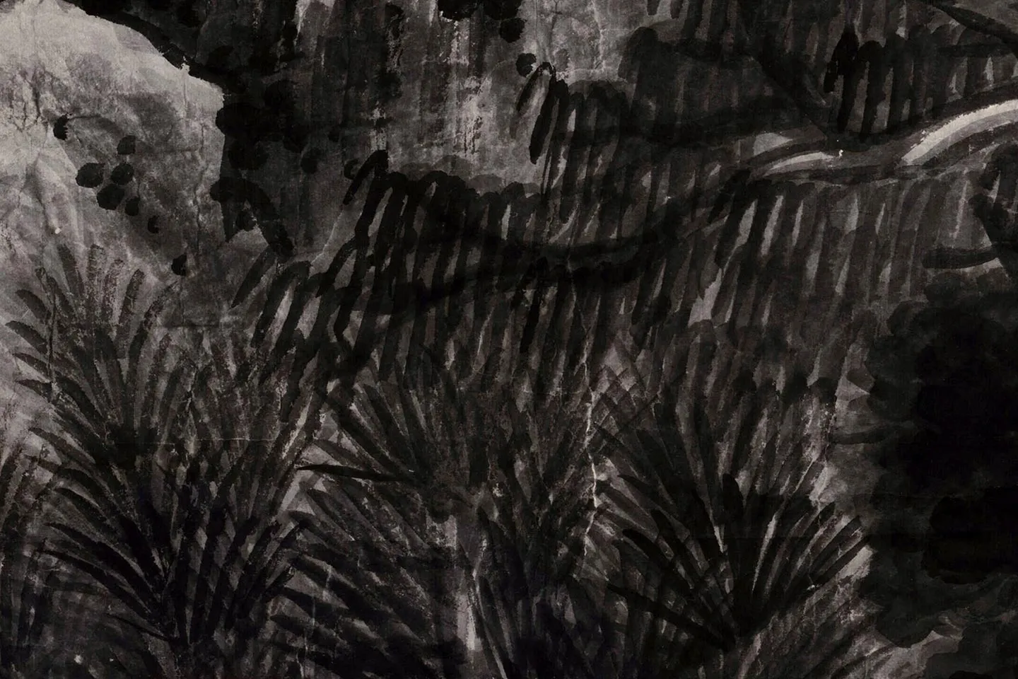 龚贤《松林书屋图》高清局部图 (9)