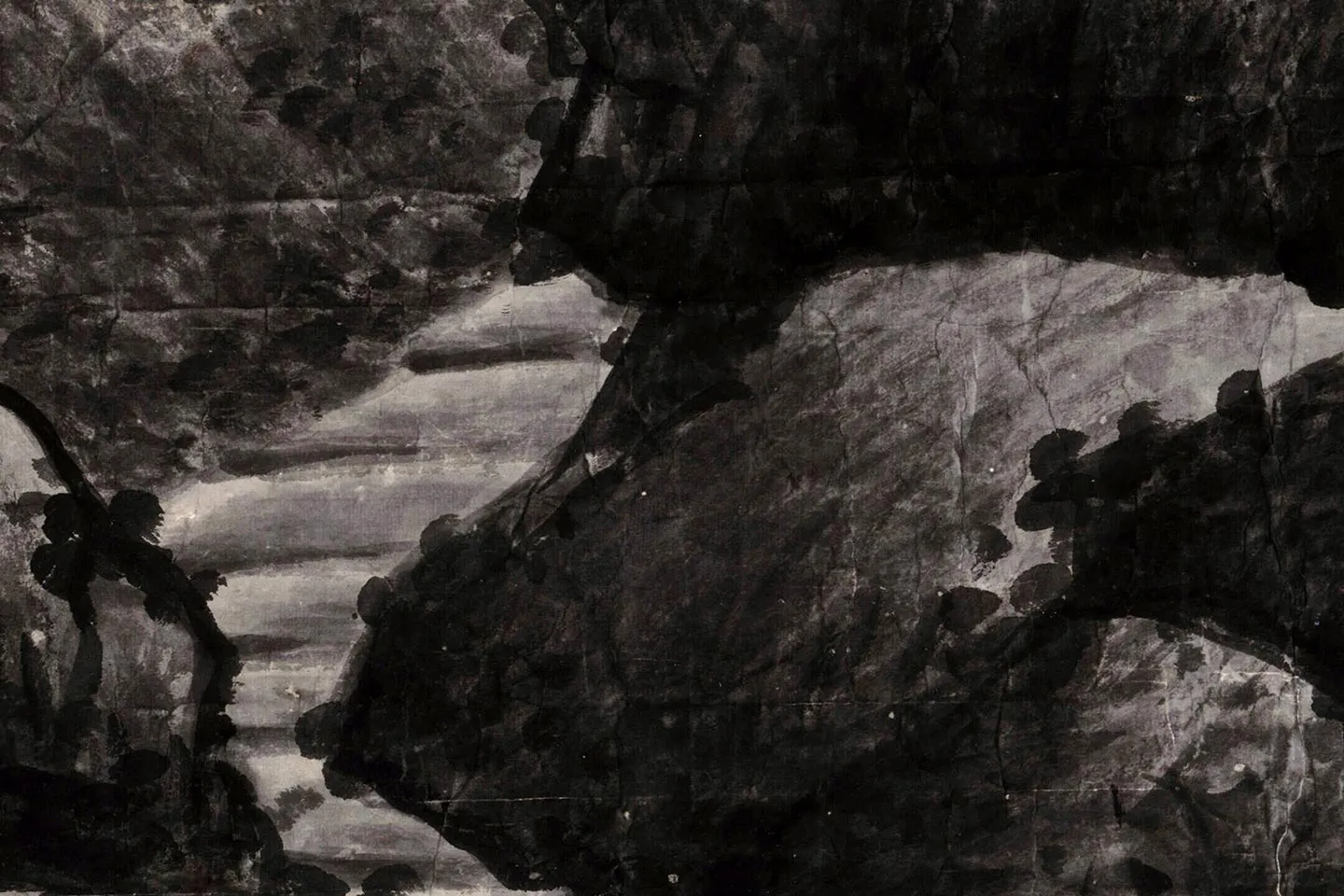 龚贤《松林书屋图》高清局部图 (7)