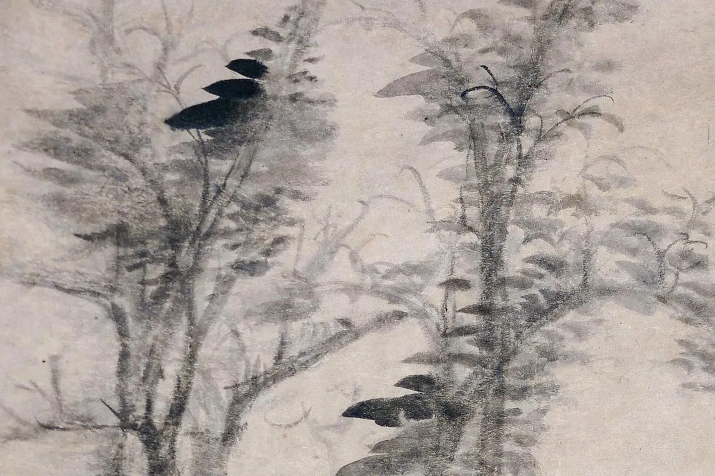 恽寿平《刻露清秀图》局部 (3)