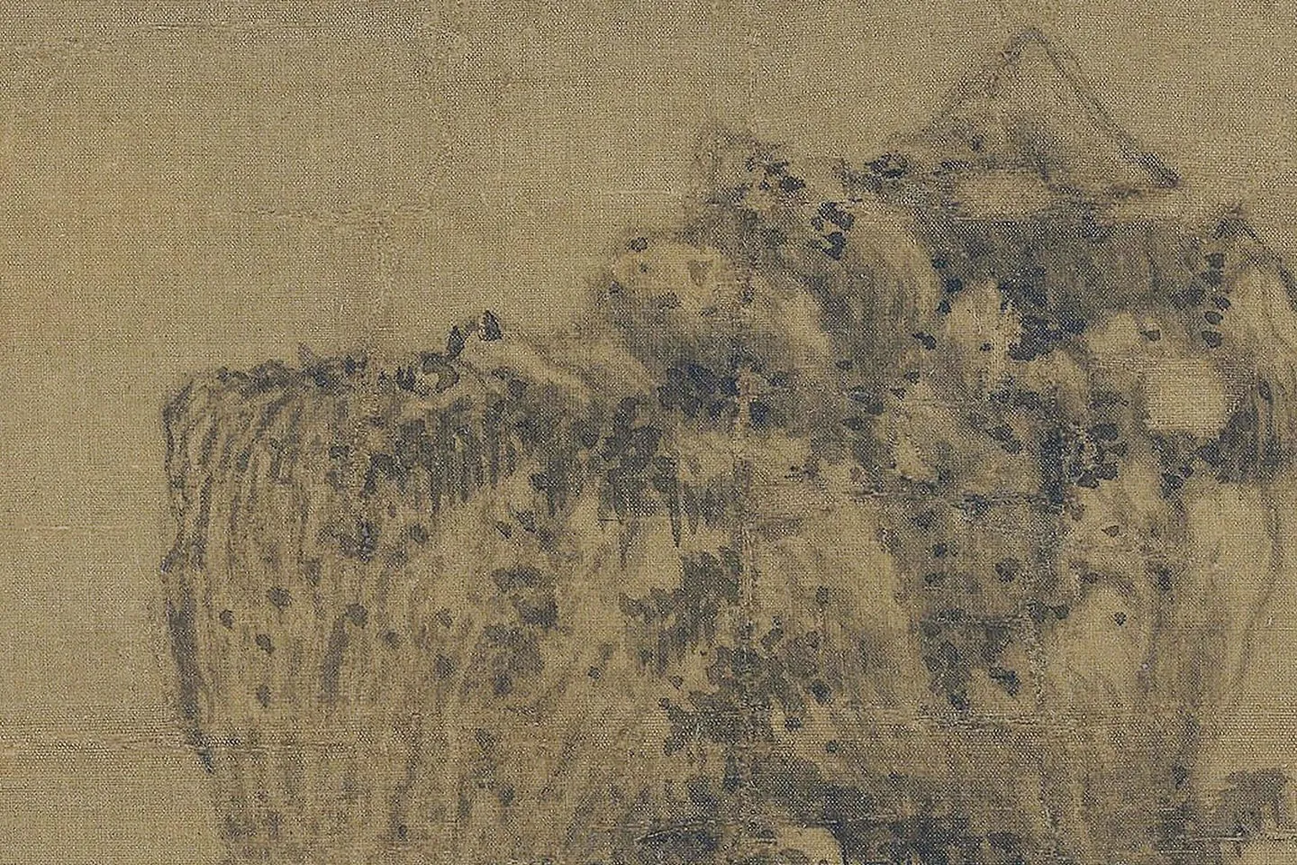 王蒙《夏山隐居图》局部 (7)