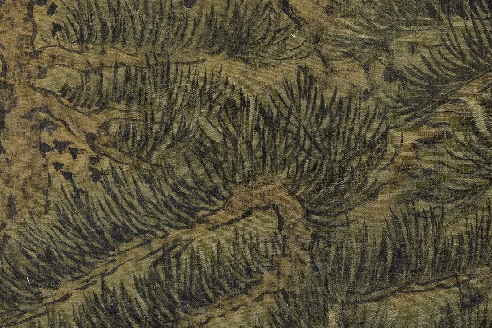 王蒙《松山书屋图》高清大图局部 (10)