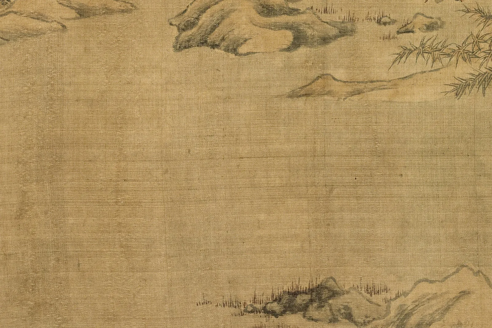 宋赵令穰山水画《湖乡雪捕图卷》 (6)