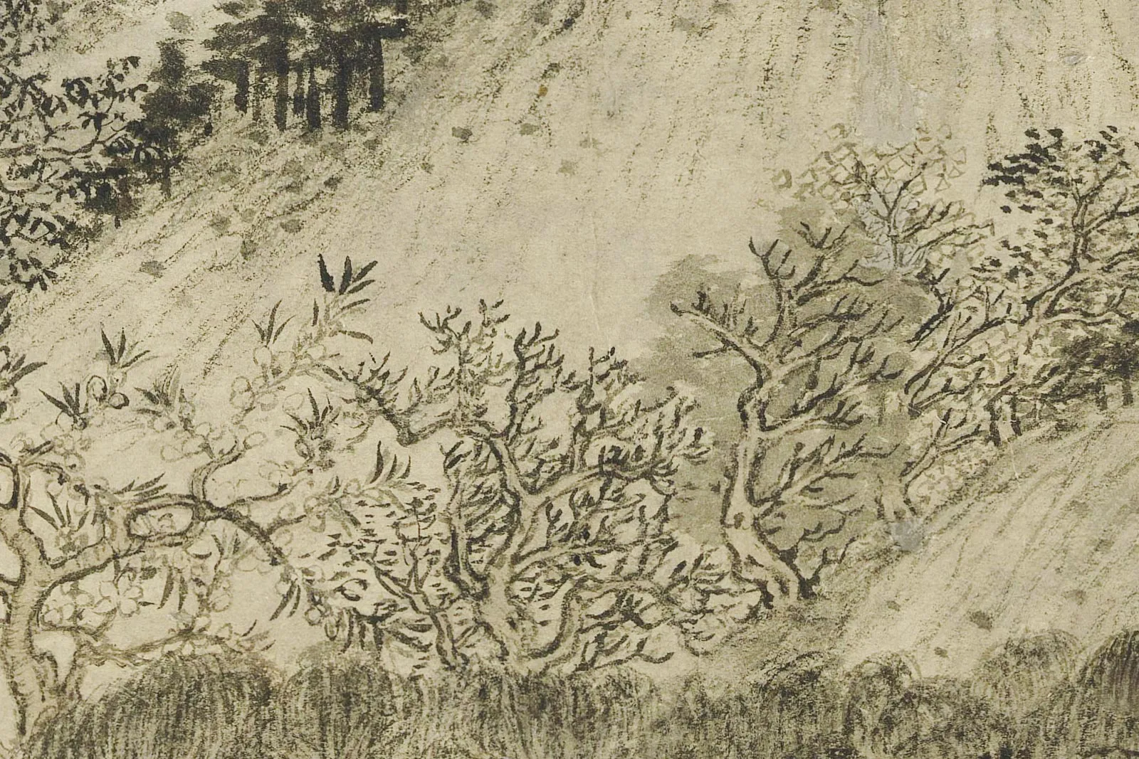 王蒙《花溪渔隐图》局部 (6)