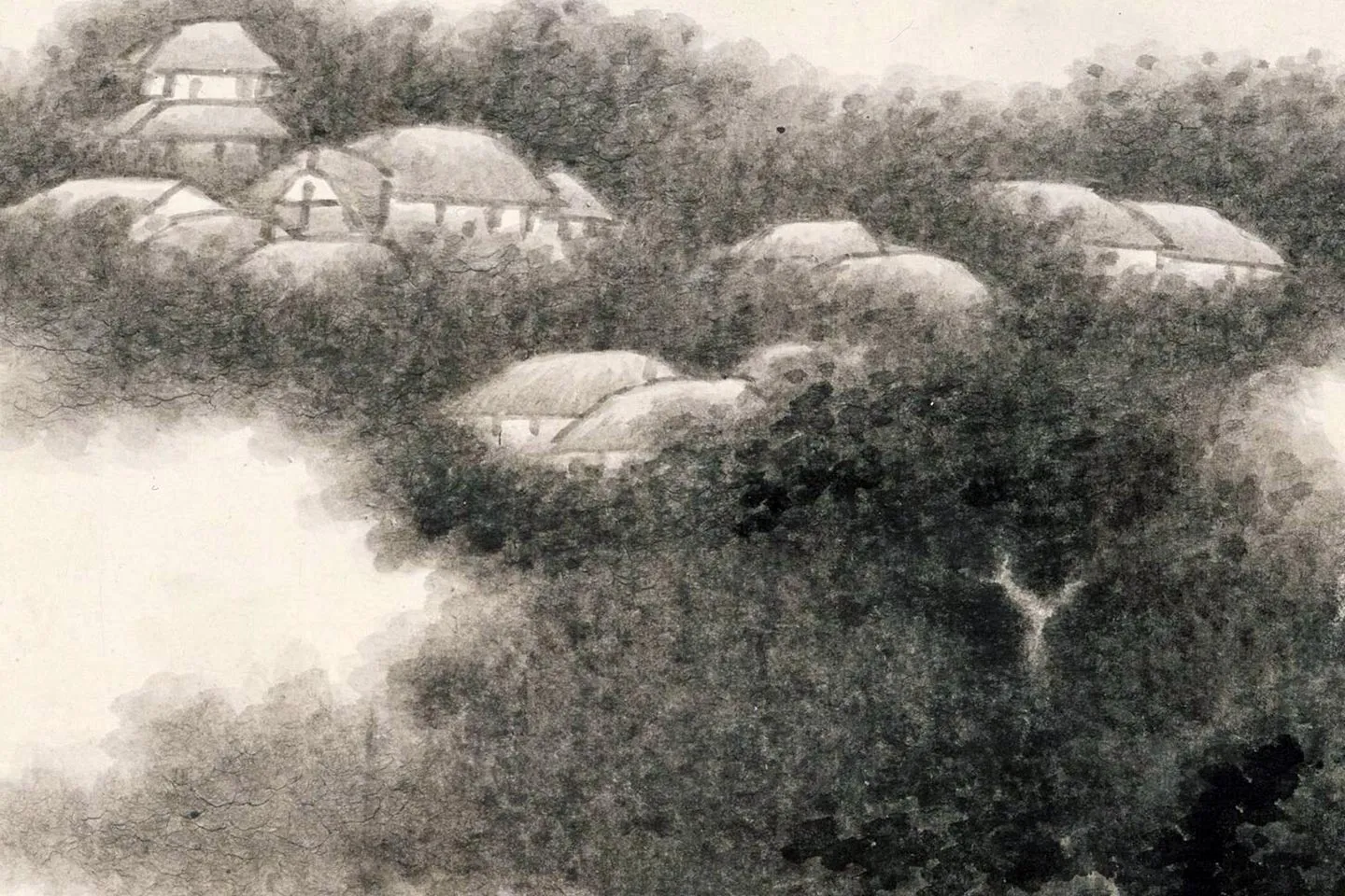 清龚贤山水图册局部 (8)