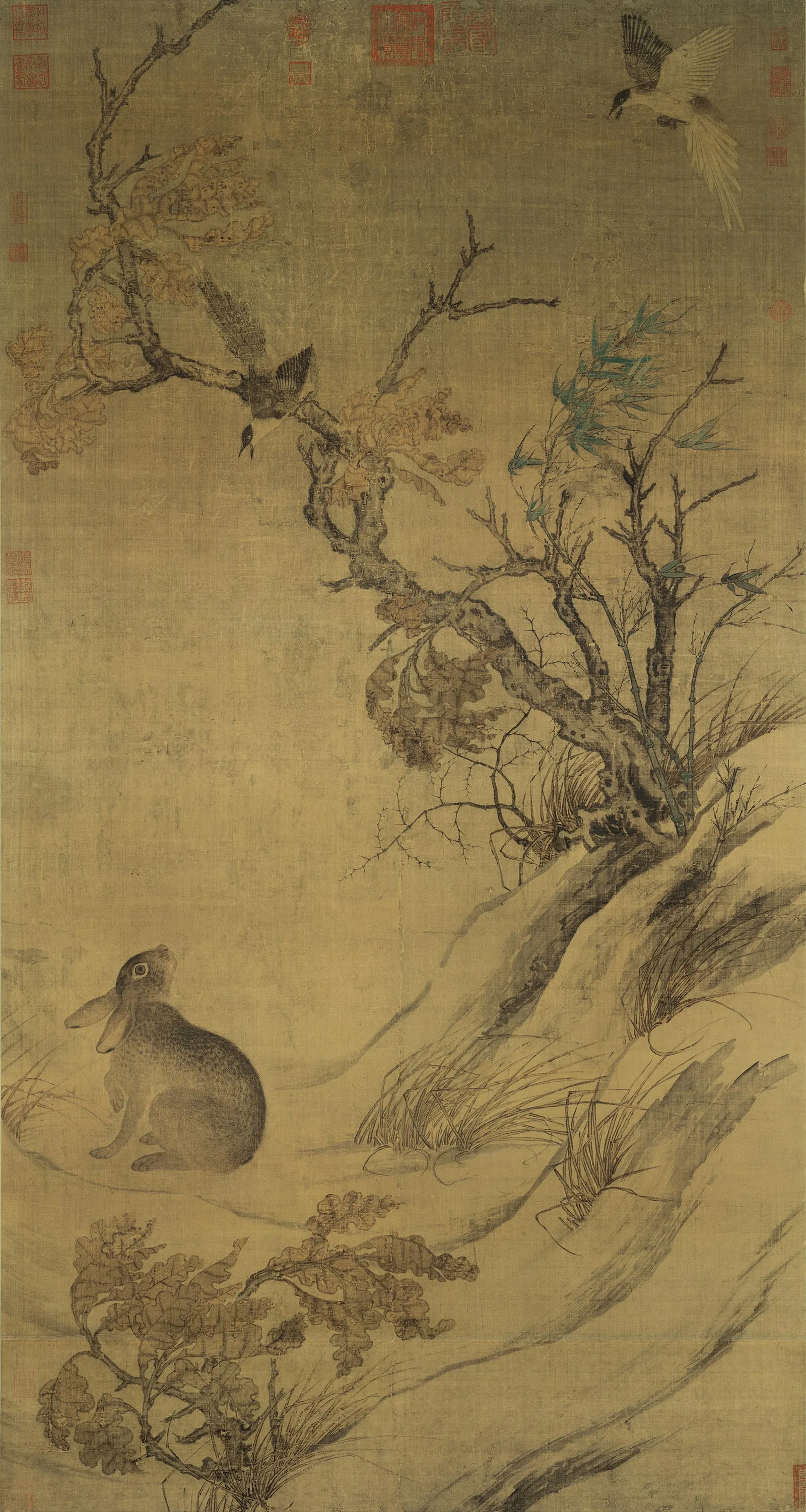 崔白《双喜图》