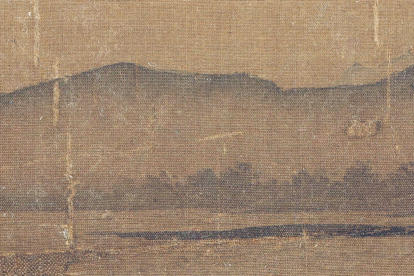 赵令穰小景山水《柳亭行旅图》高清大图局部 (5)