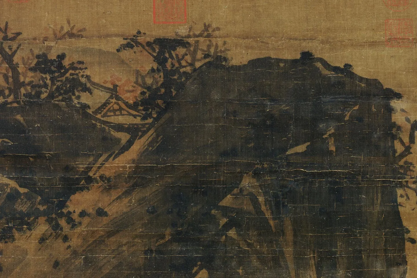 传元吴镇《后赤壁赋图》局部 (3)