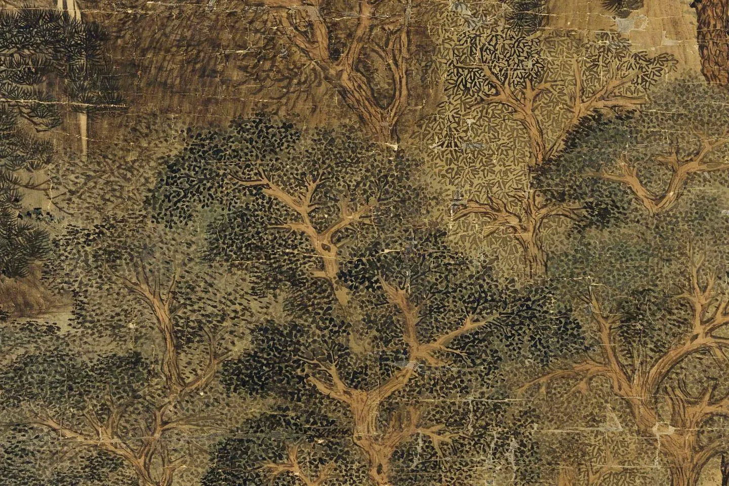 王蒙山水《溪山高逸图》局部 (5)