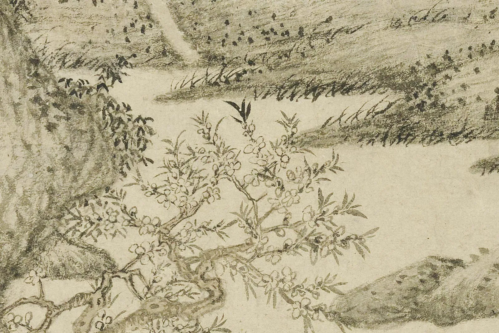 王蒙《花溪渔隐图》局部 (5)