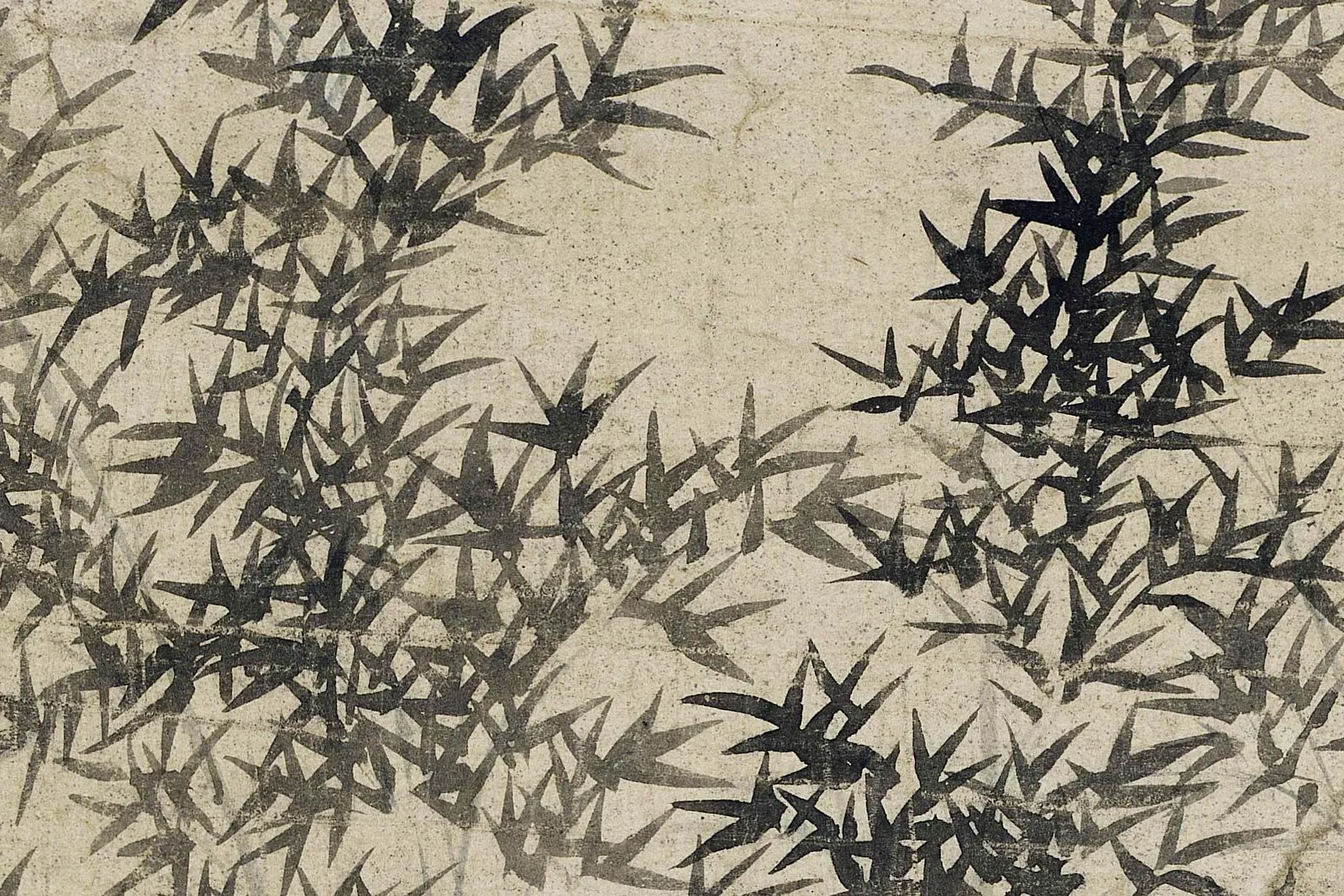 王蒙《修竹远山图》局部 (4)