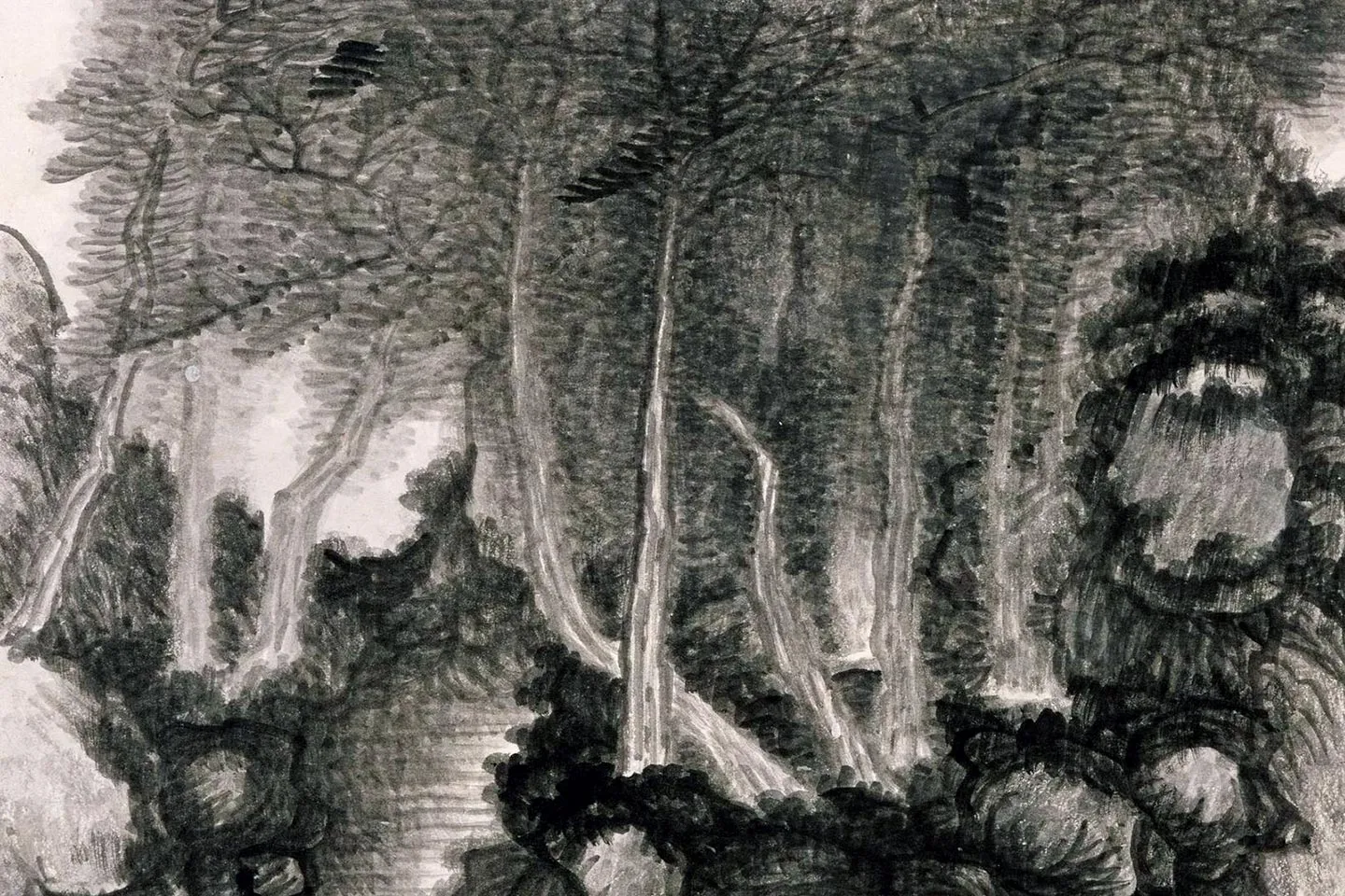 清龚贤山水图册局部 (10)