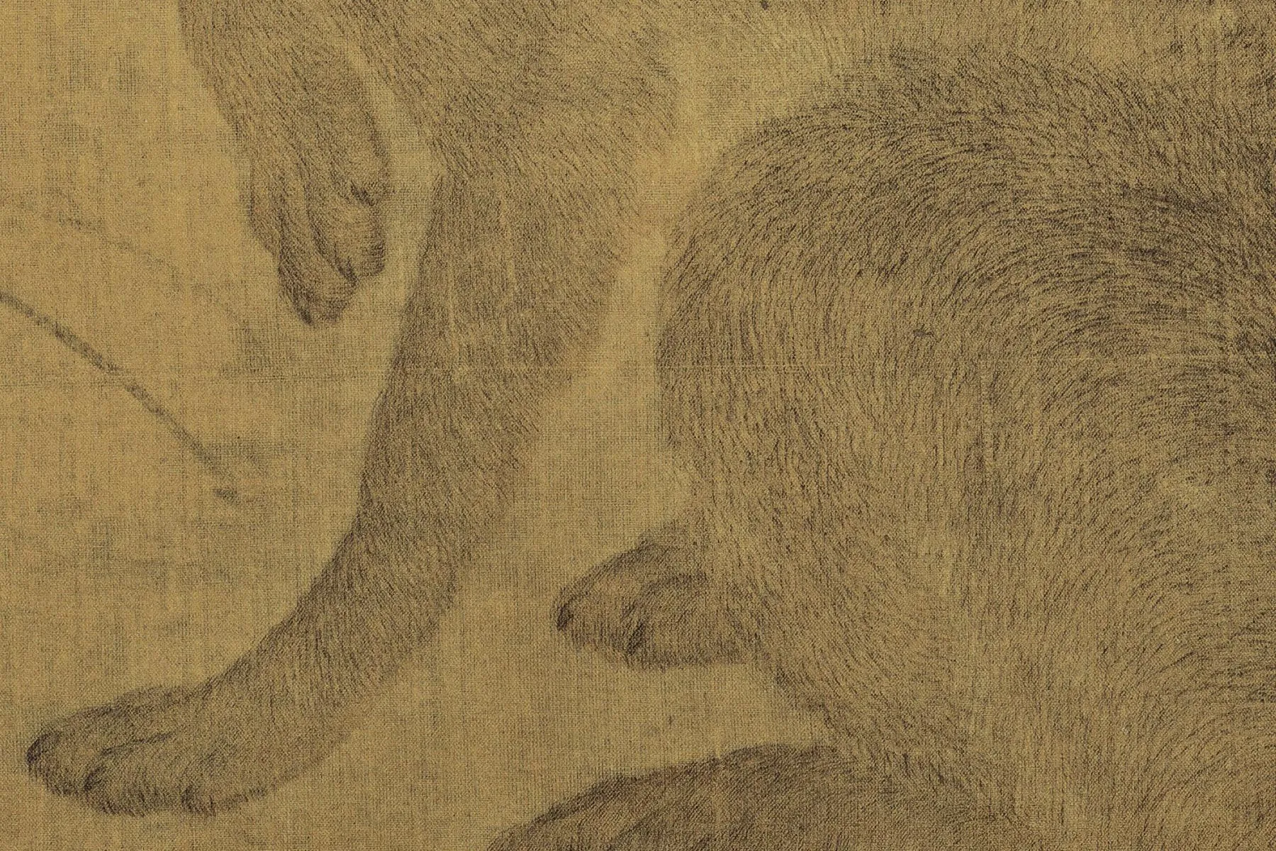 崔白《双喜图》超高清大图局部 (4)