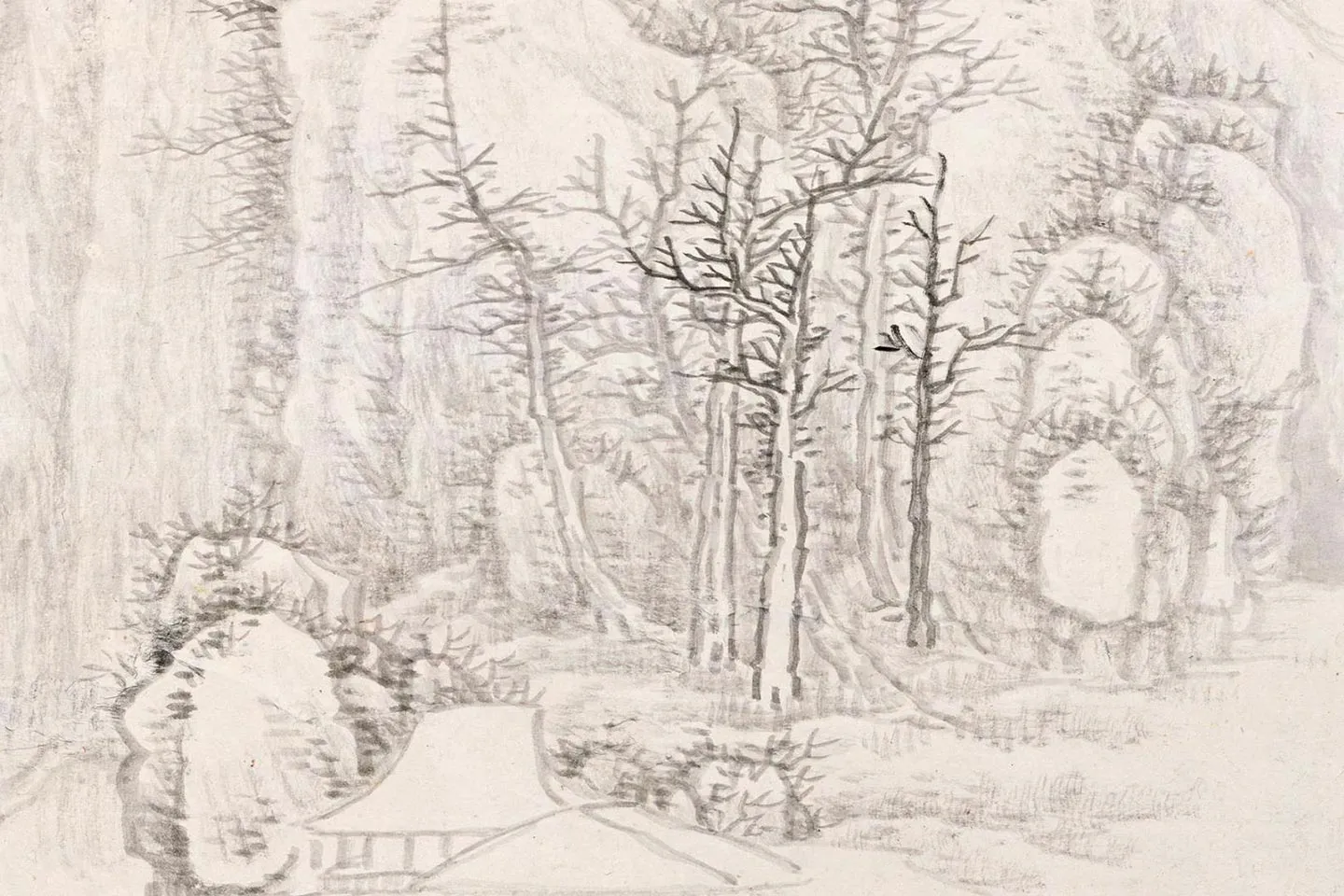 清龚贤山水图册局部 (11)