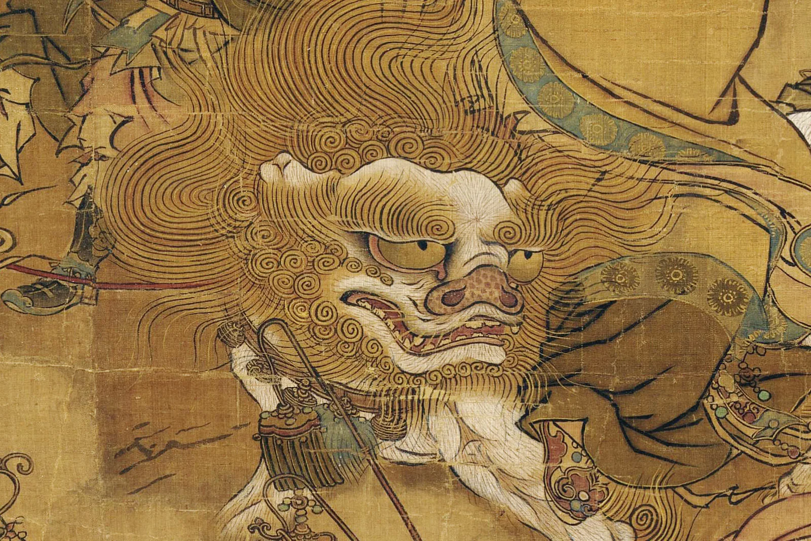 传宋马麟佛道人物画《三官出巡图》局部 (7)