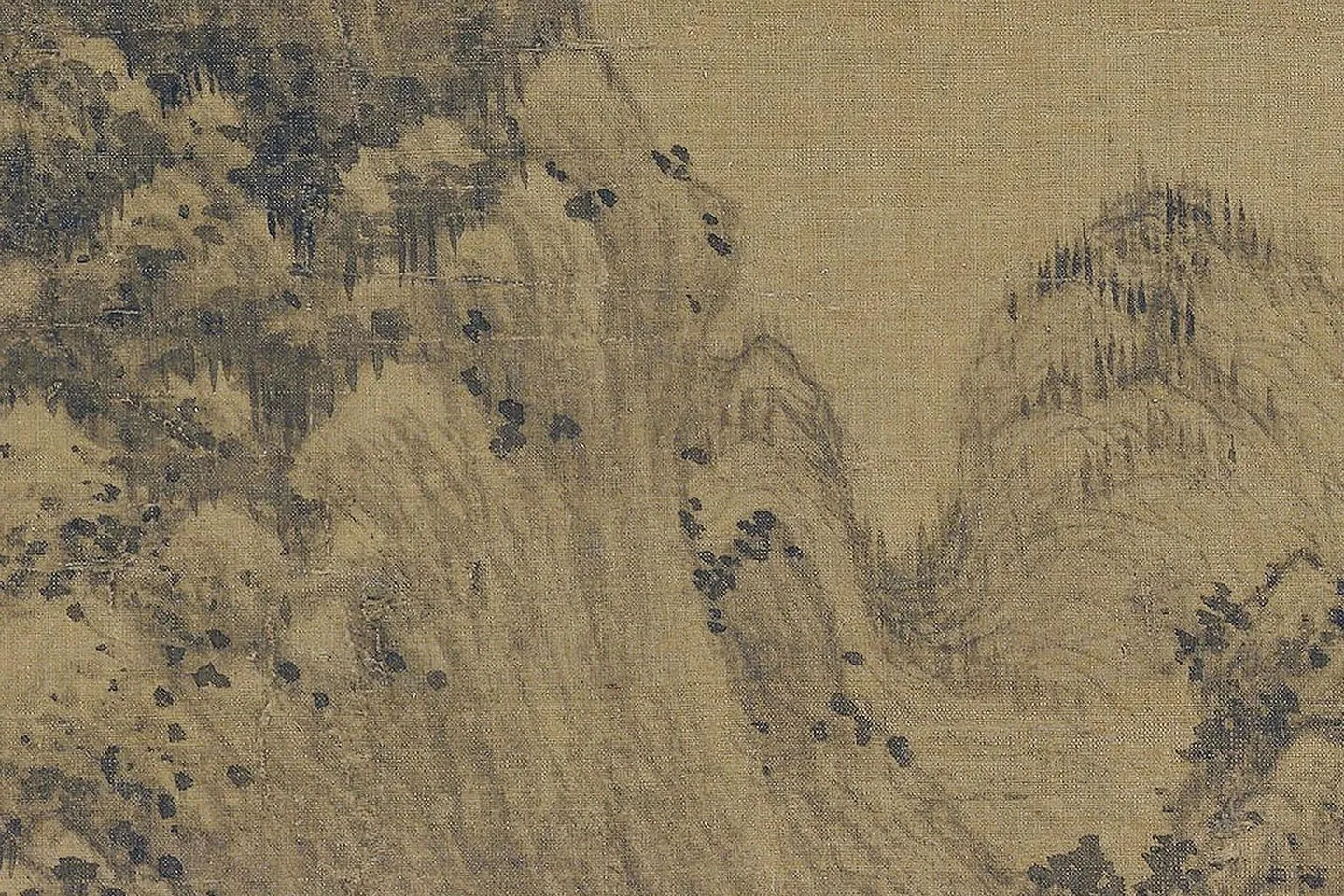 王蒙《夏山隐居图》局部 (6)