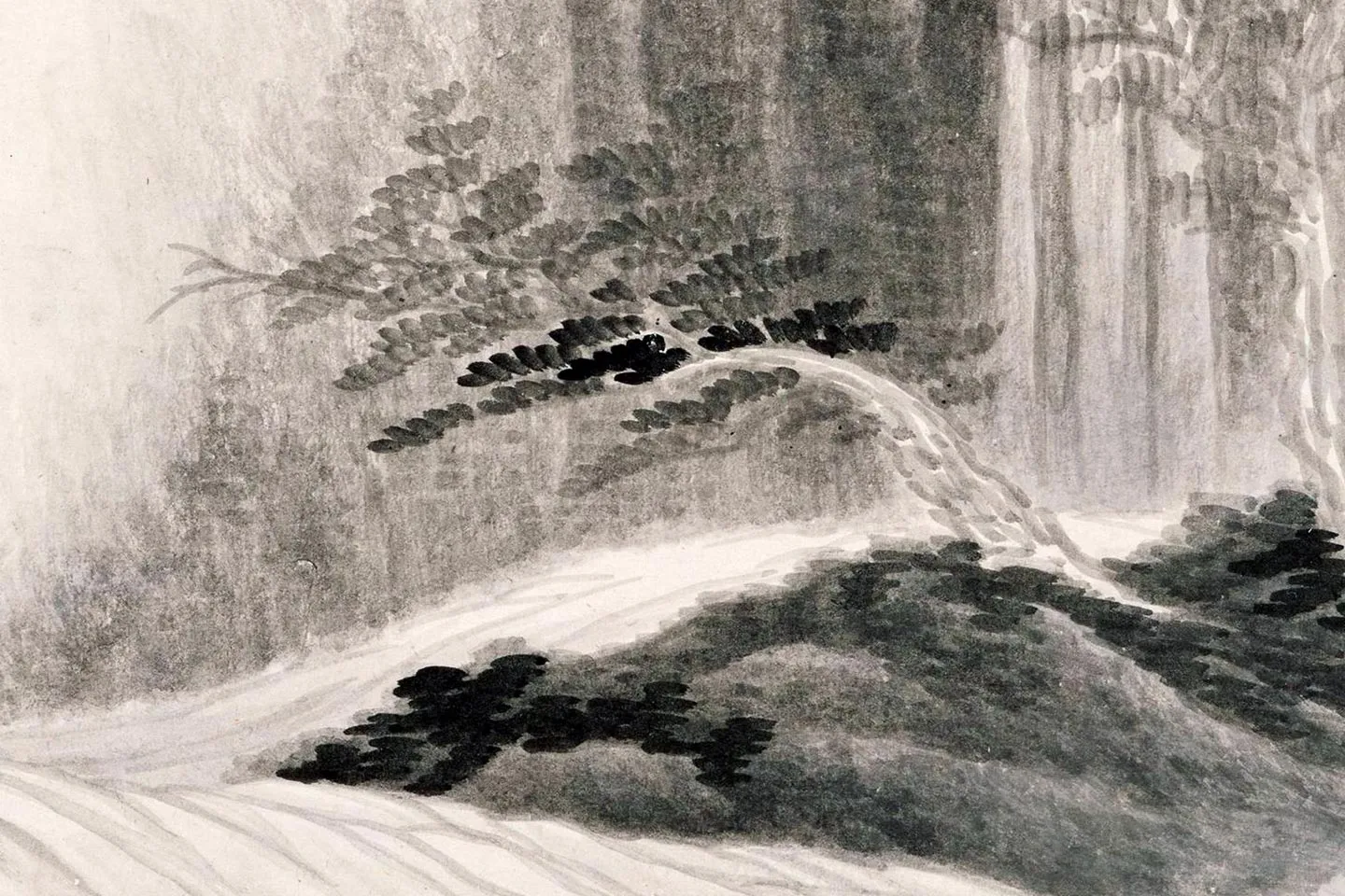 清龚贤山水图册局部 (12)