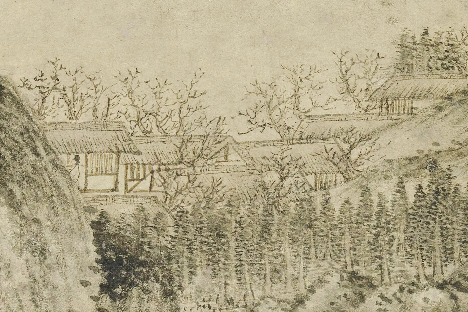 王蒙《花溪渔隐图》局部 (9)