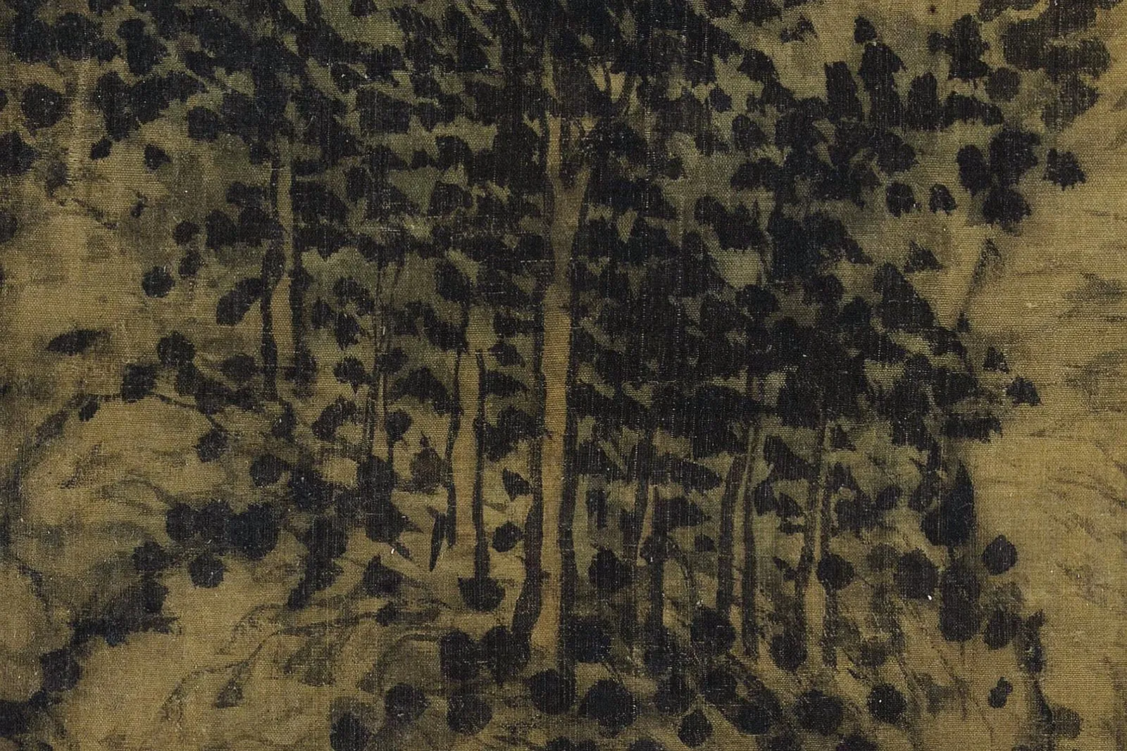 王蒙《松山书屋图》高清大图局部 (6)