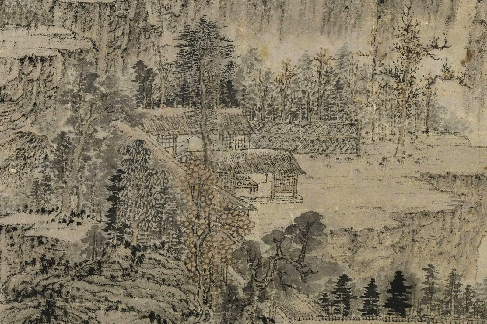 王蒙《东山草堂图》局部 (3)