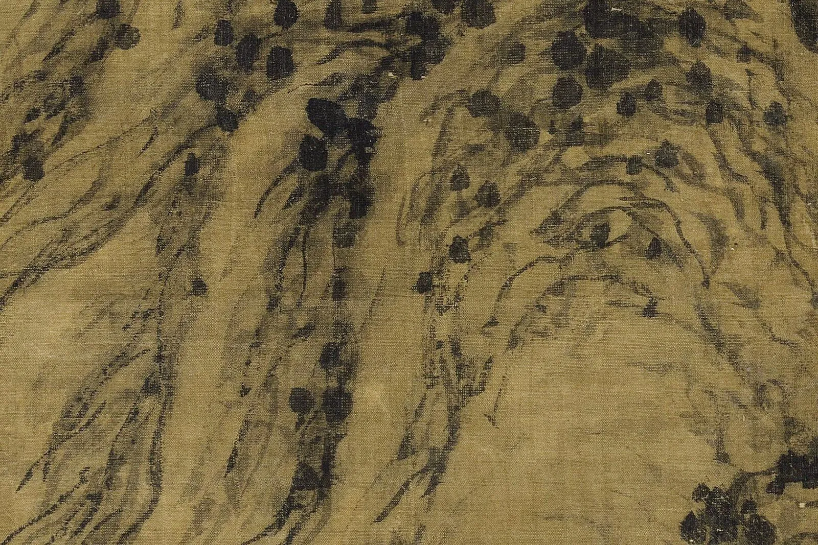 王蒙《松山书屋图》高清大图局部 (3)