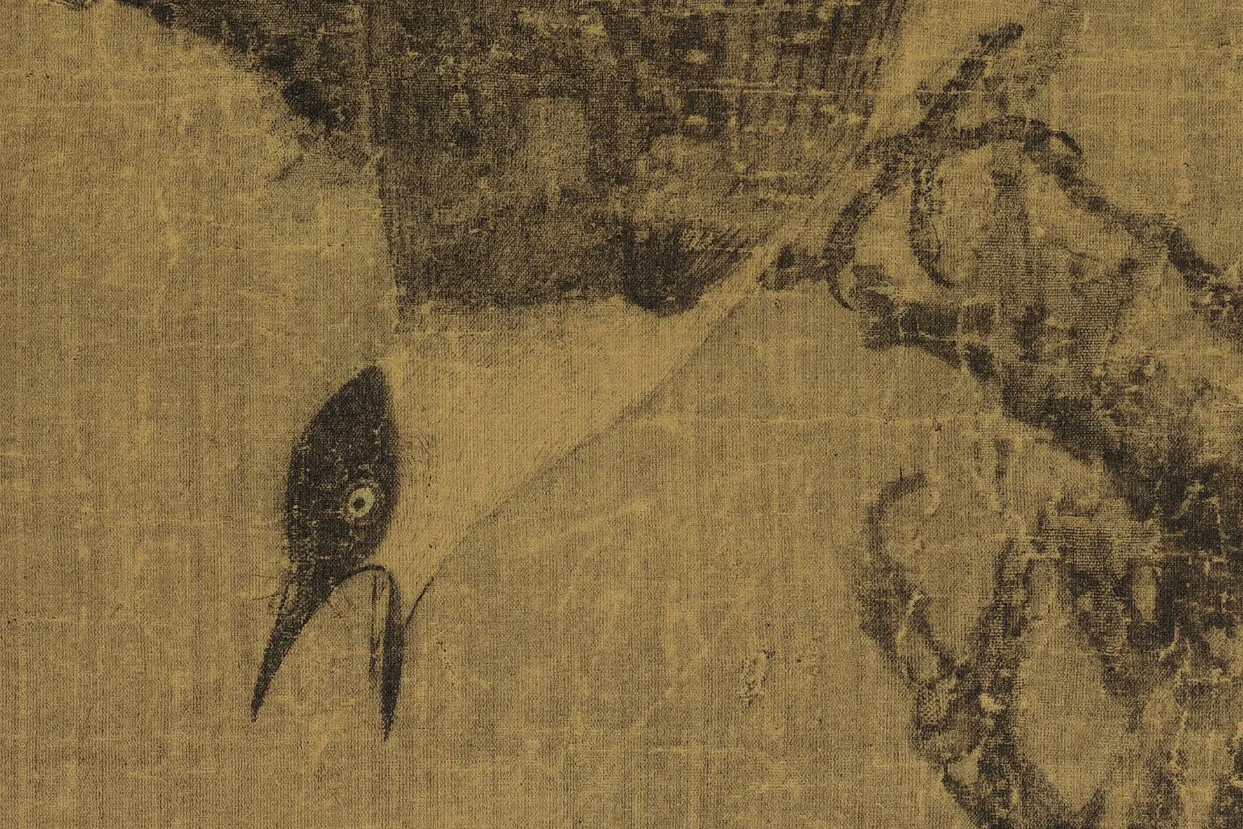 崔白《双喜图》超高清大图局部 (6)