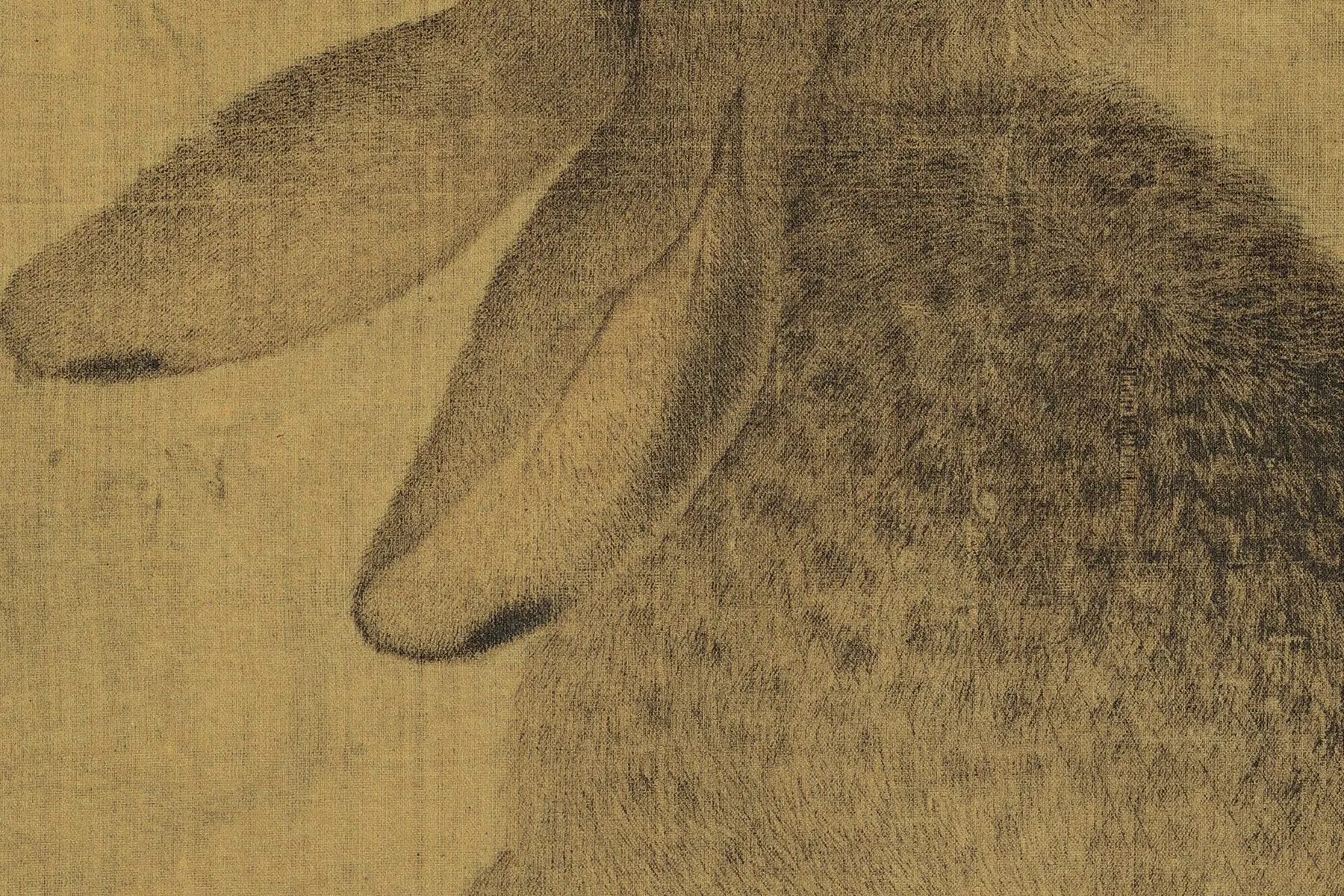 崔白《双喜图》超高清大图局部 (3)