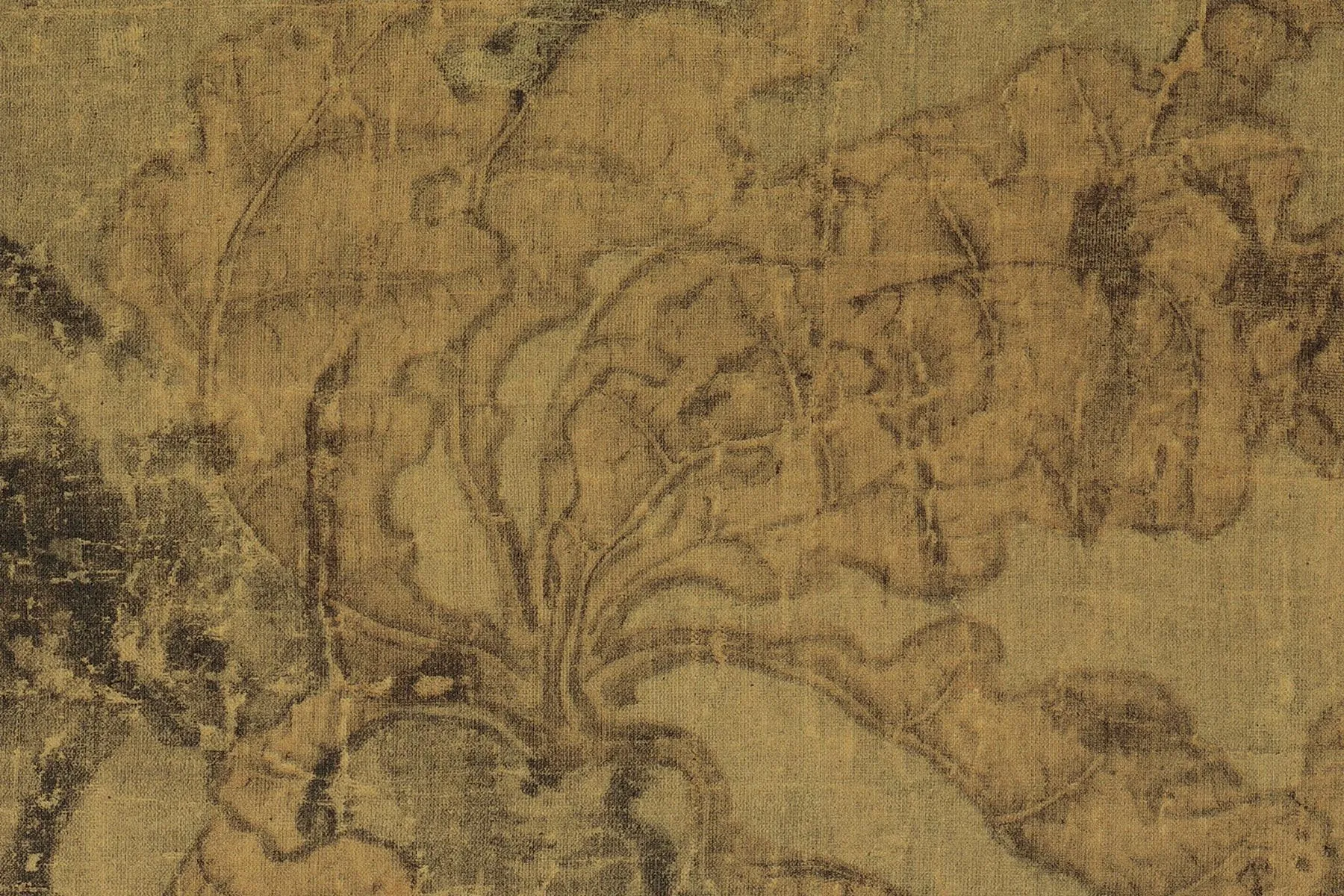 崔白《双喜图》超高清大图局部 (7)