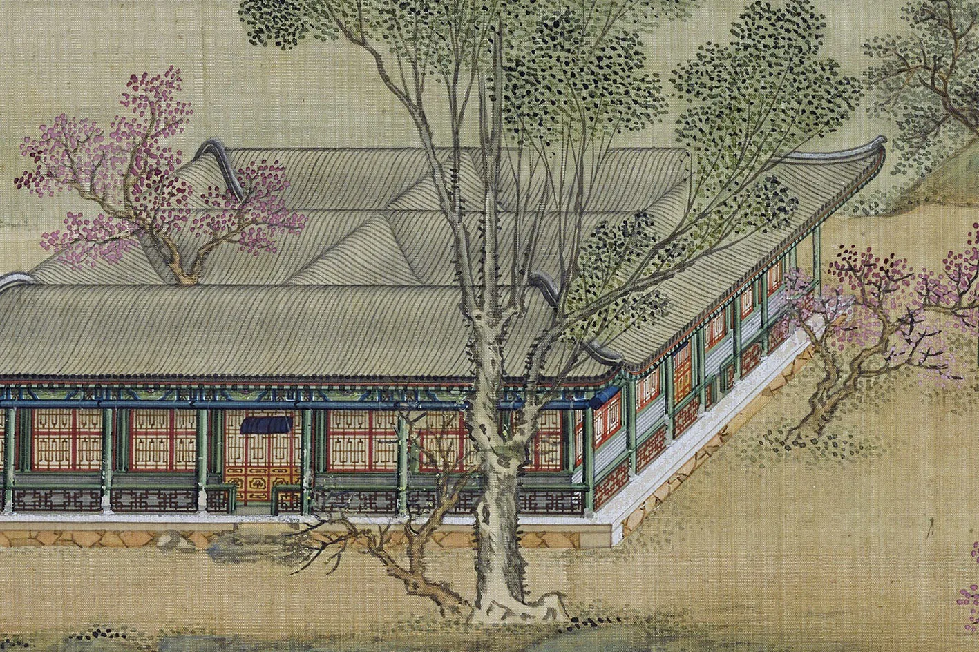 圆明园四十景图《澹泊宁静》高清大图局部 (1)