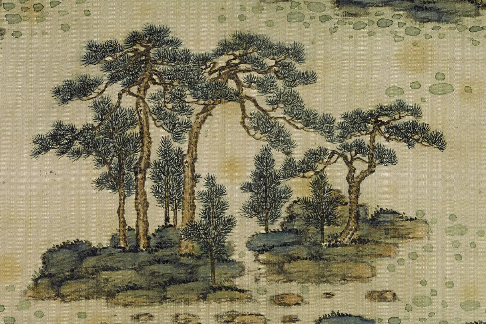 圆明园四十景图《天然图画》高清大图局部 (2)