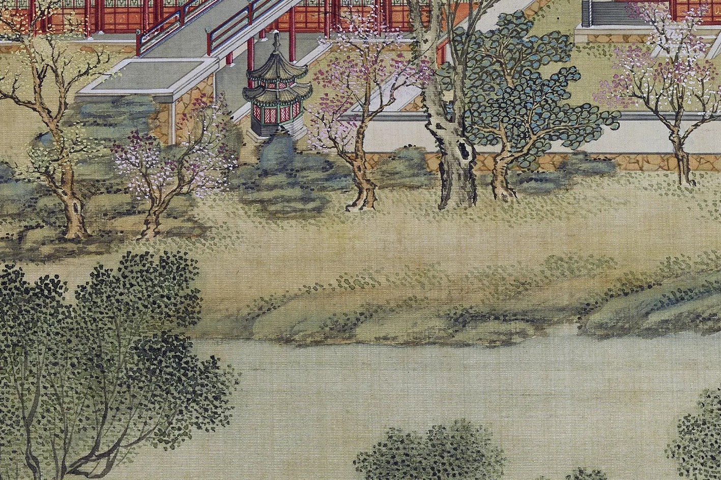 圆明园四十景图《日天琳宇》高清大图局部 (3)