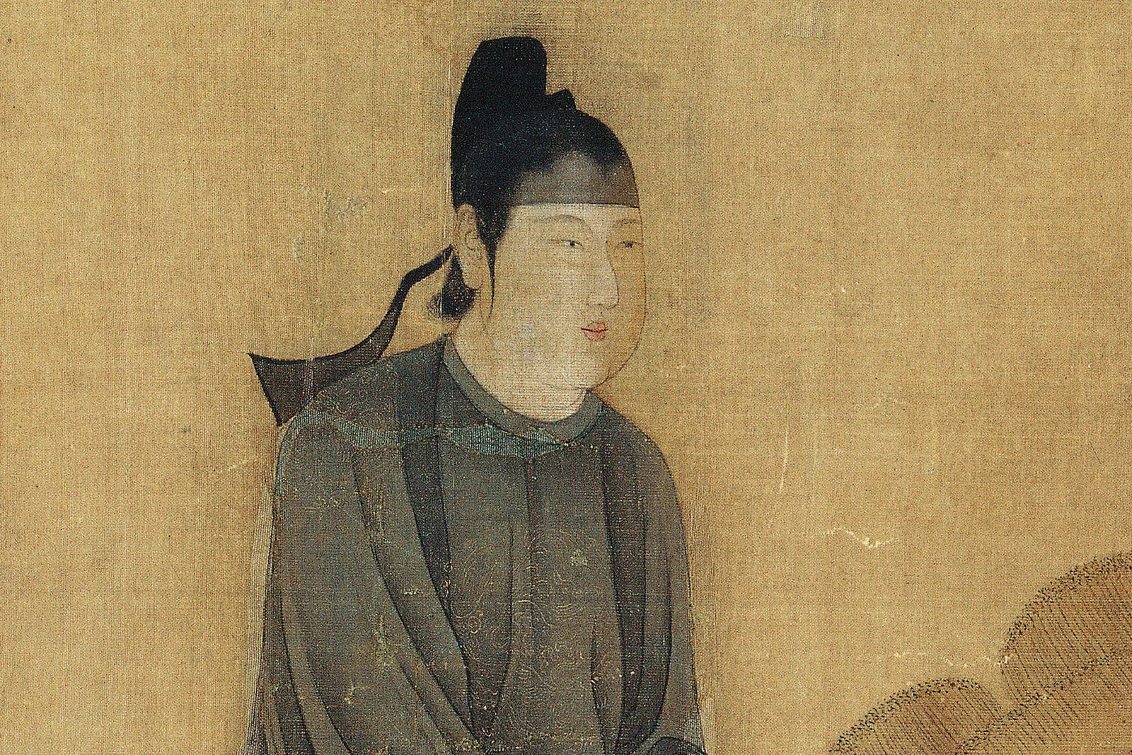 唐·张萱《虢国夫人游春图》高清大图局部 (1)