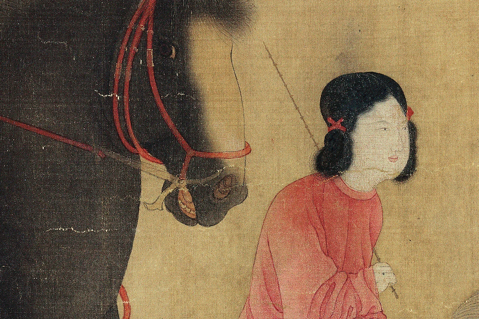 唐·张萱《虢国夫人游春图》高清大图局部 (5)