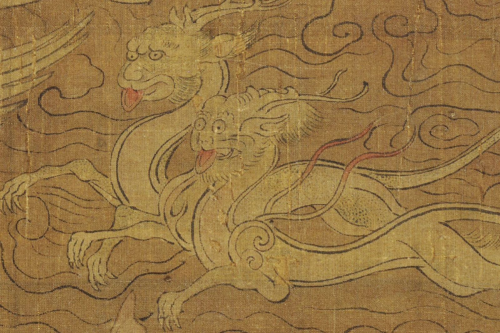 传晋顾恺之洛神图高清大图局部 (2)