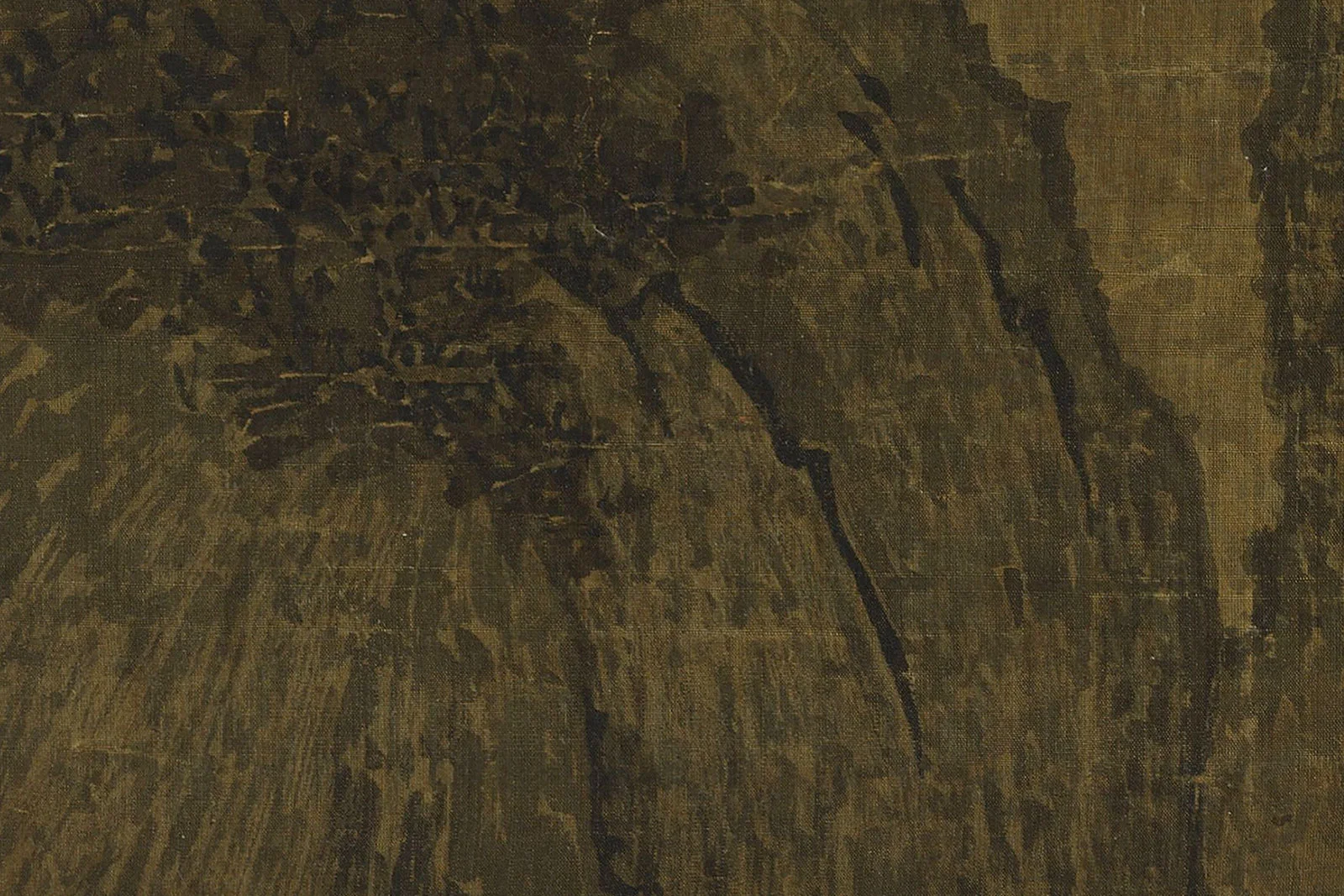 范宽《溪山行旅图》高清大图局部 (13)