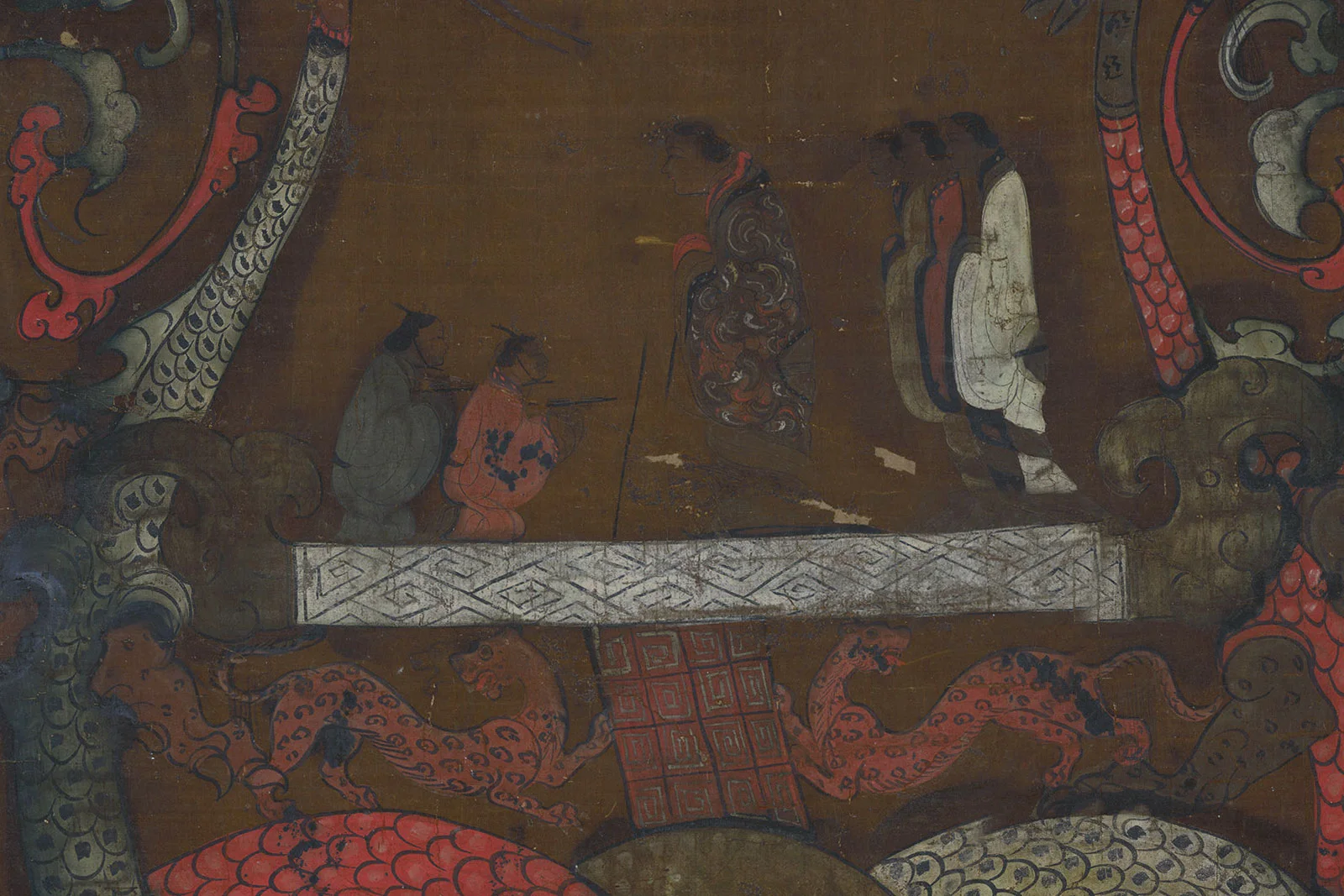 马王堆1号汉墓“T”形帛画高清大图局部 (5)