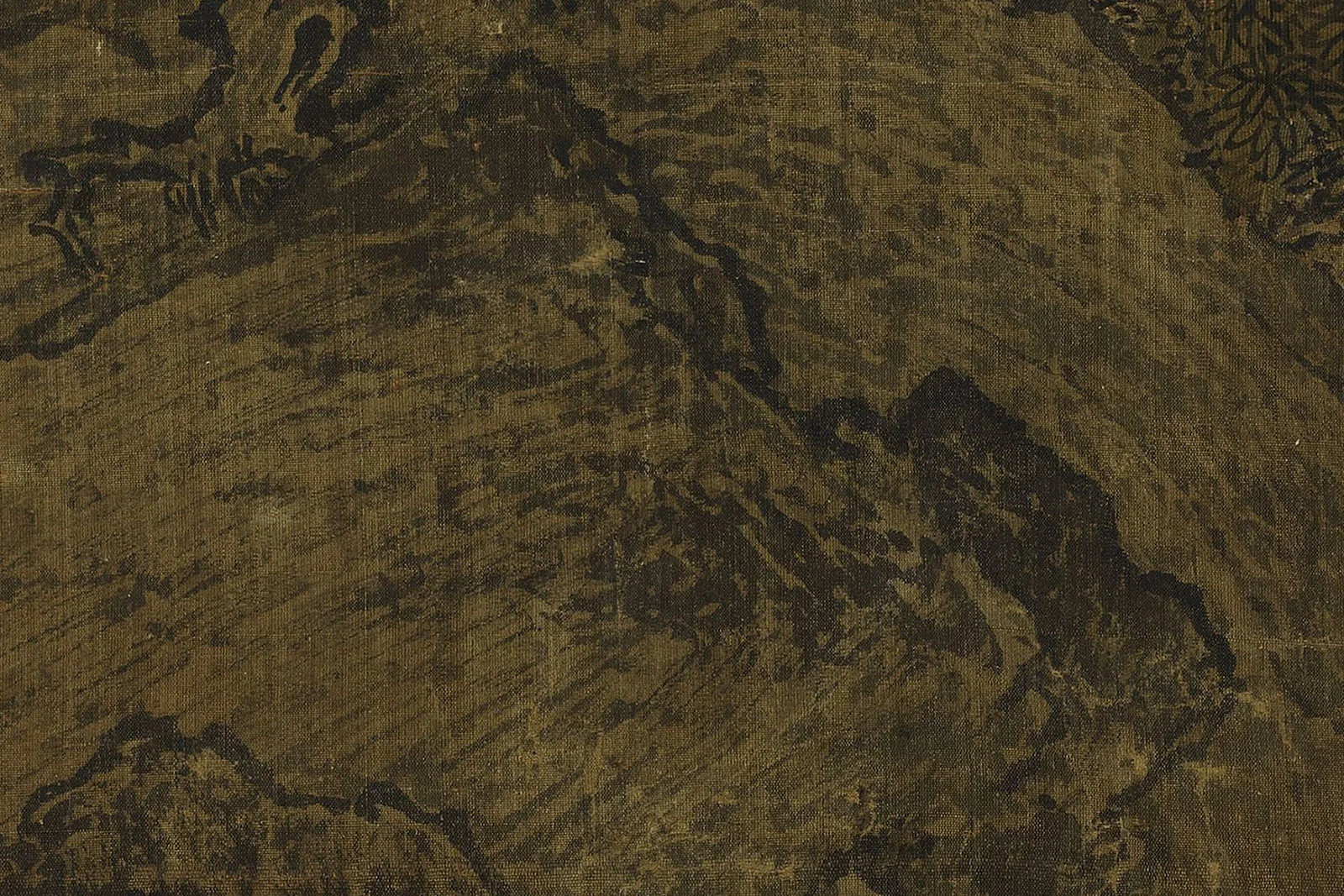 范宽《溪山行旅图》高清大图局部 (4)