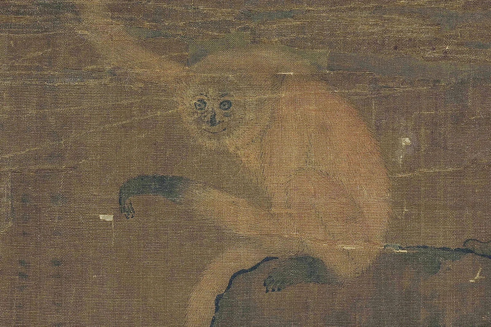 传韩干《猿马图》高清大图局部 (1)