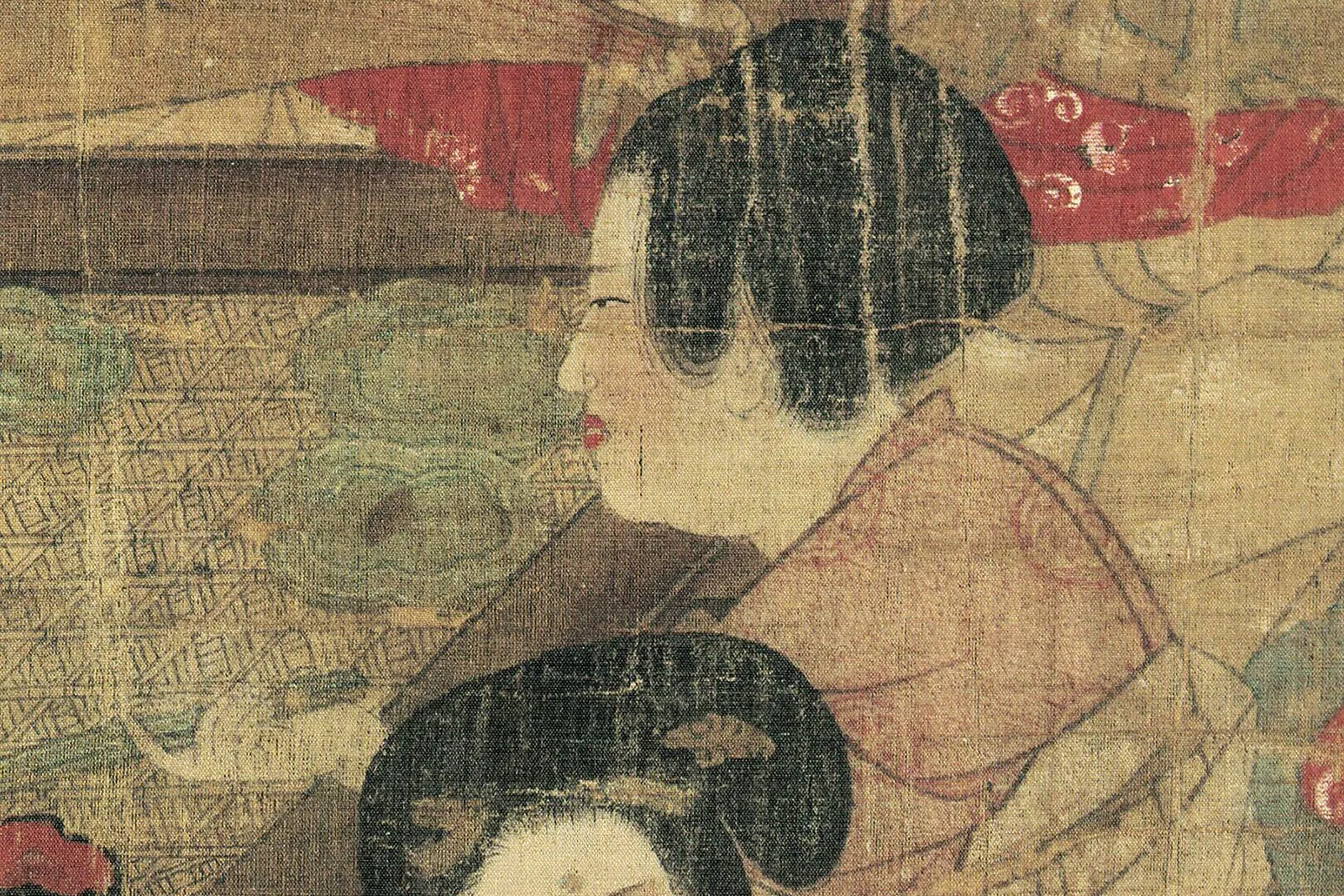 唐人宫乐图高清大图局部 (5)