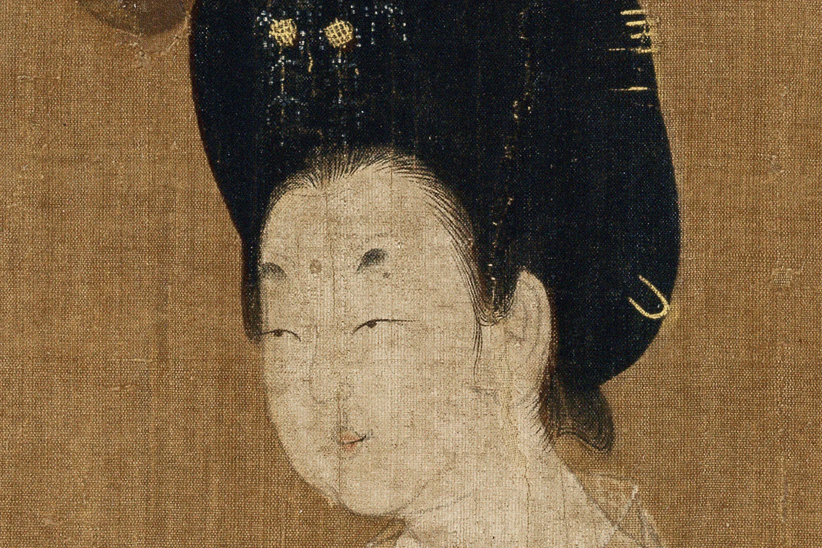 周昉《簪花仕女图》超高清大图局部 (3)