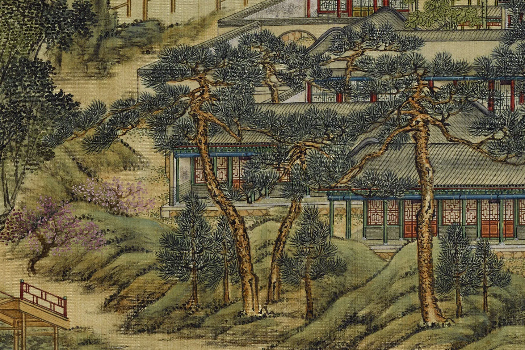 圆明园四十景图《九洲清晏》高清大图局部 (2)