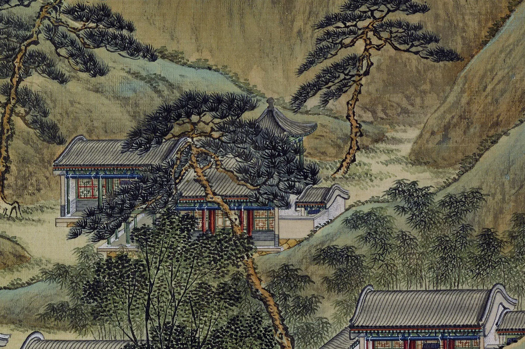 圆明园四十景图《上下天光》高清大图局部 (2)