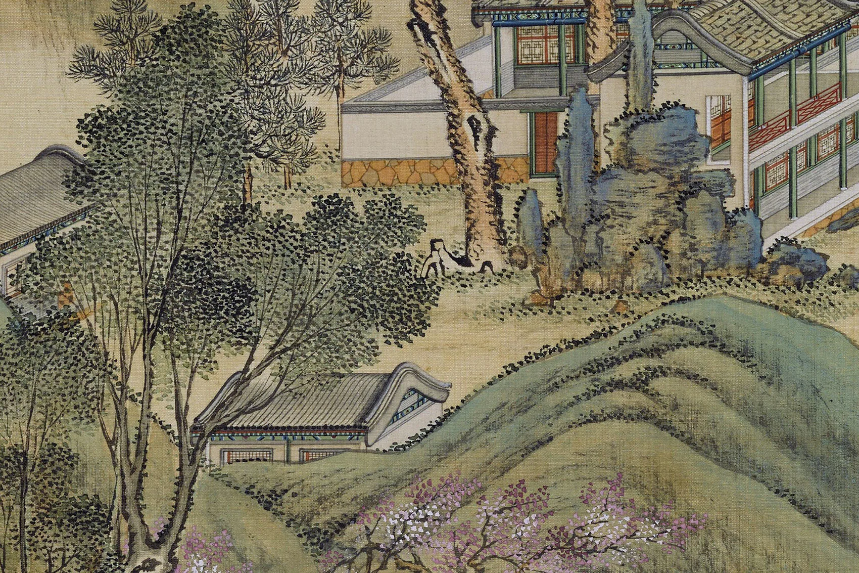 圆明园四十景图《映水兰香》超高清大图局部 (3)