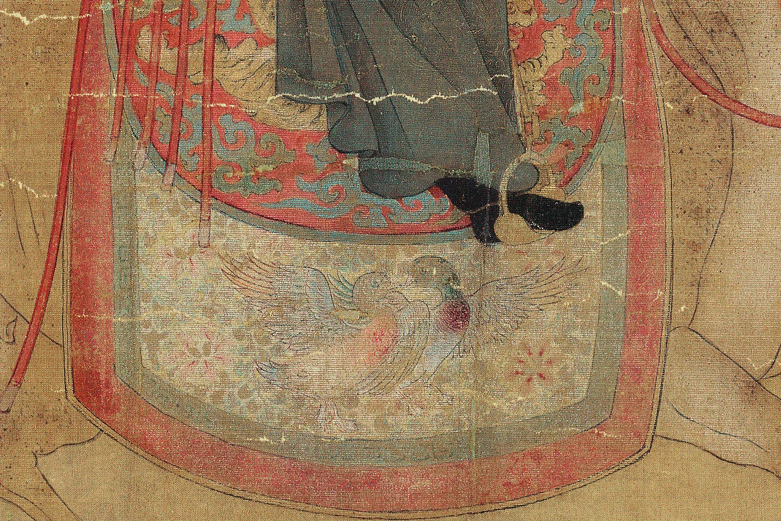 唐·张萱《虢国夫人游春图》高清大图局部 (3)