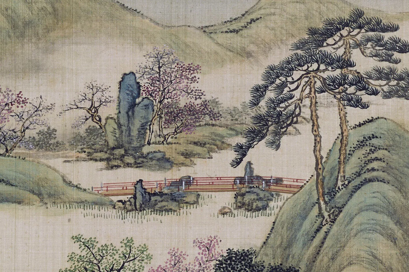 圆明园四十景图《茹古涵今》高清大图局部 (3)