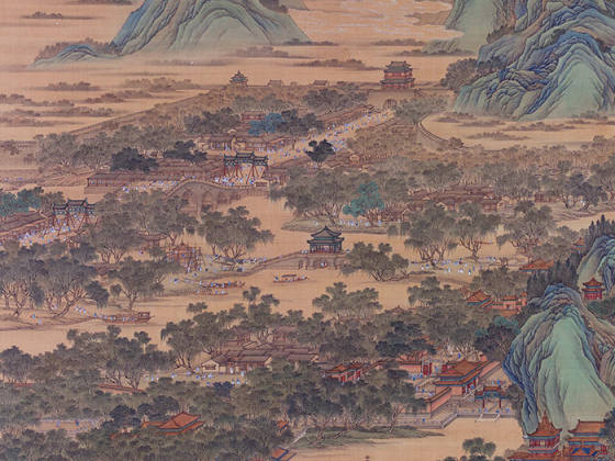 清院本《新丰图》轴