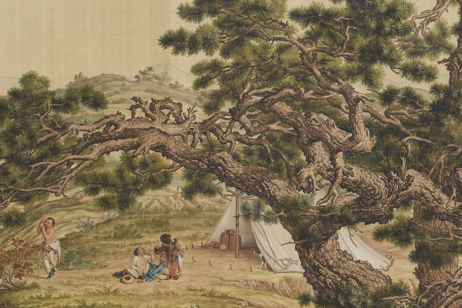 清郎世宁《百骏图》局部 (1)