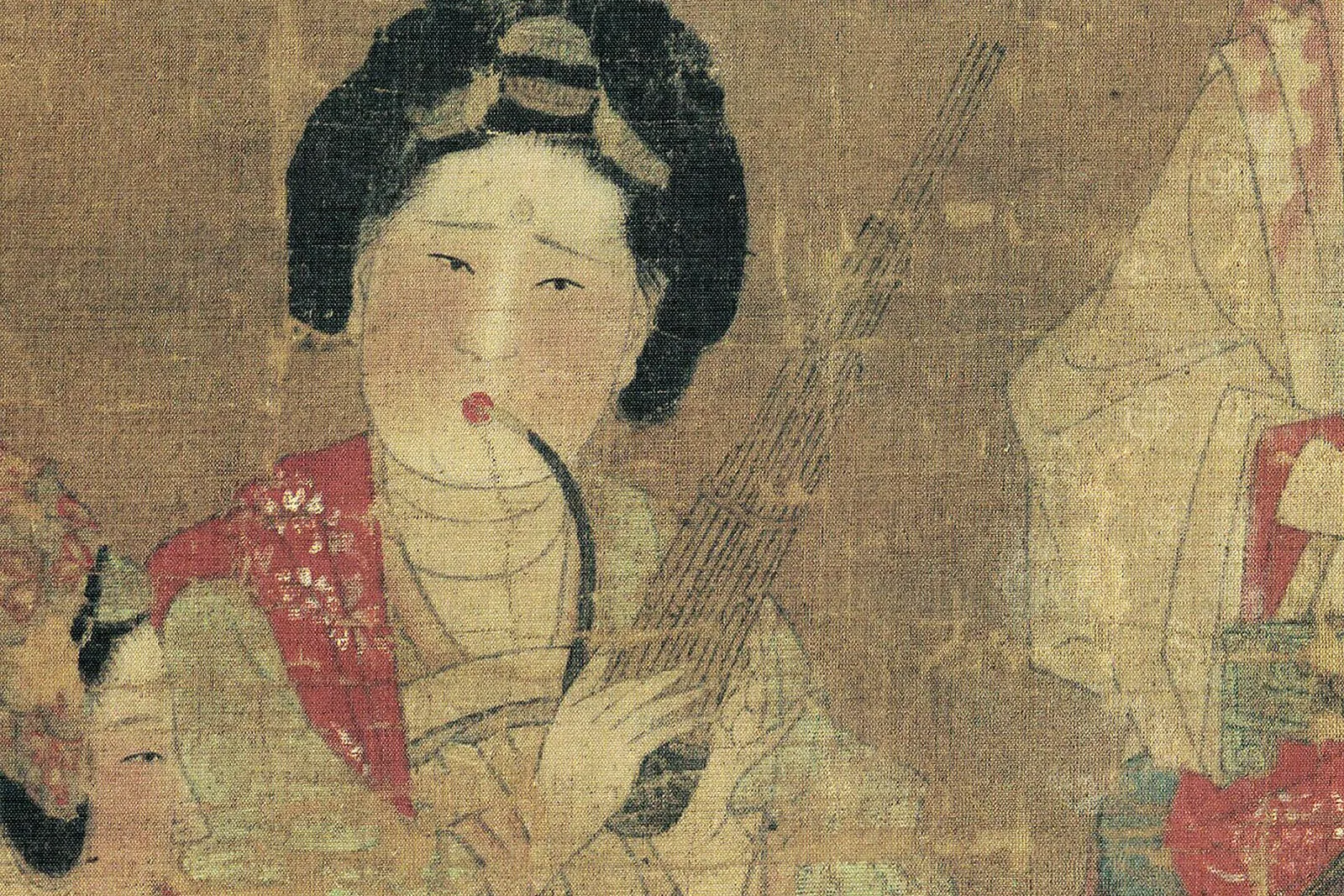 唐人宫乐图高清大图局部 (1)