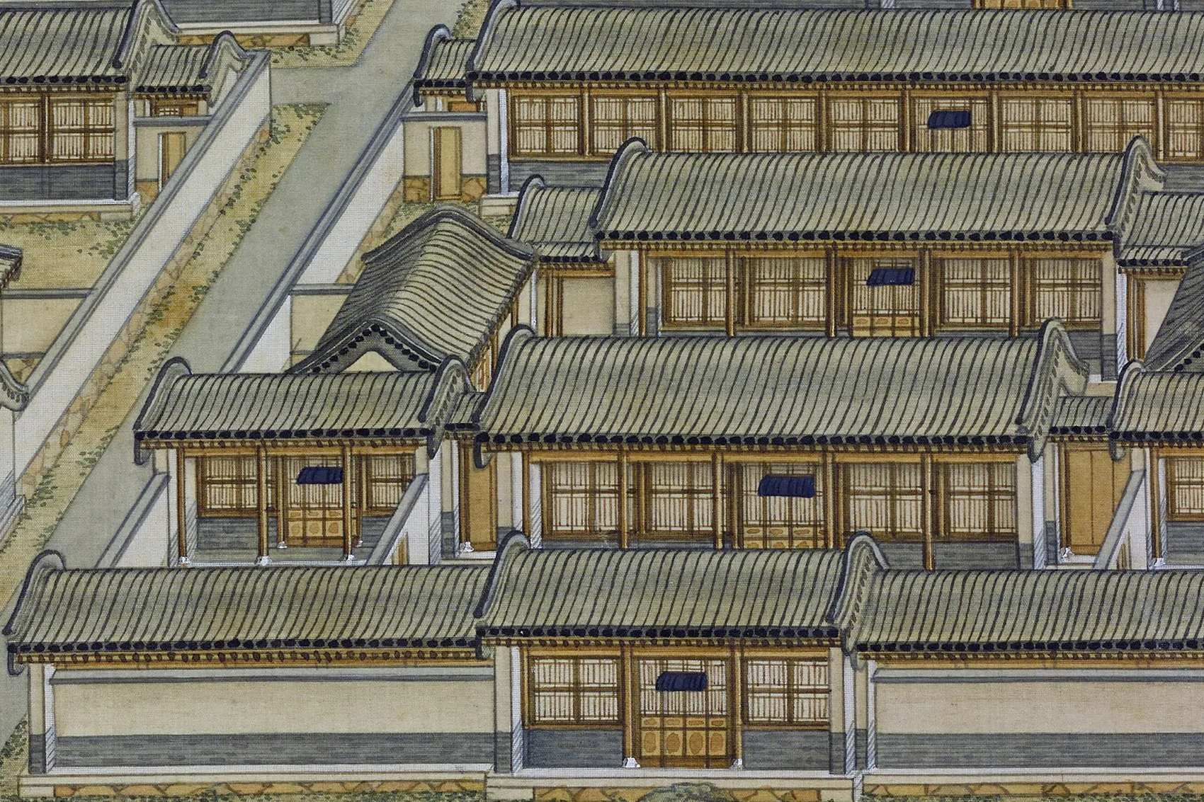 圆明园四十景图《洞天深处》局部-1