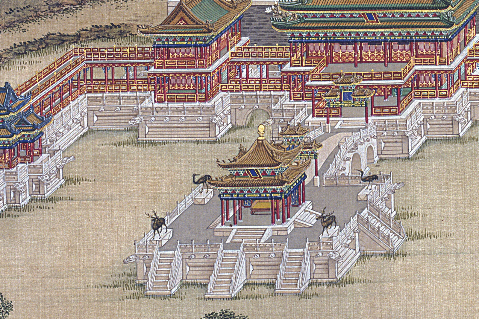 唐岱、沈源《方壶胜境》局部 (1)