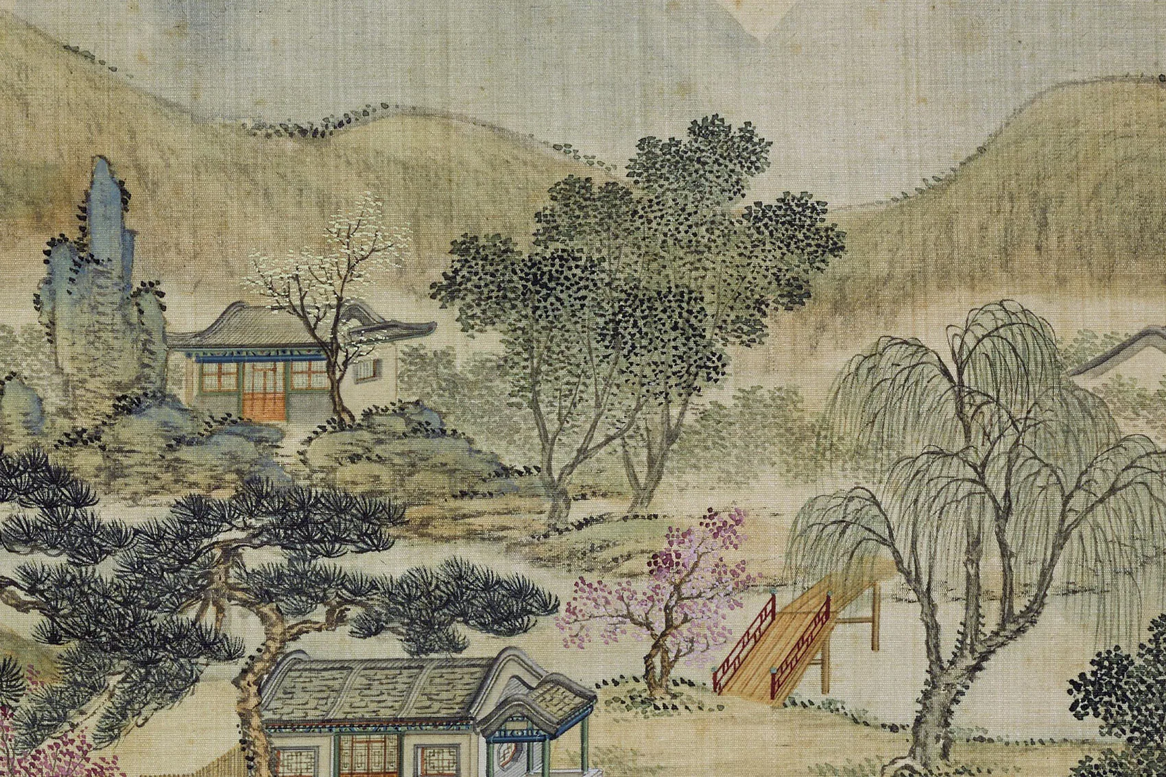 圆明园四十景图《映水兰香》超高清大图局部 (2)